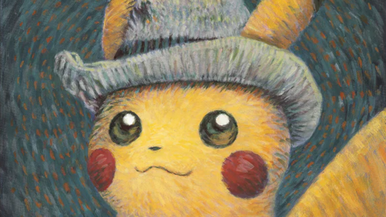 Carta de Pikachu causa o caos no museu Van Gogh em Amsterdã, Holanda.