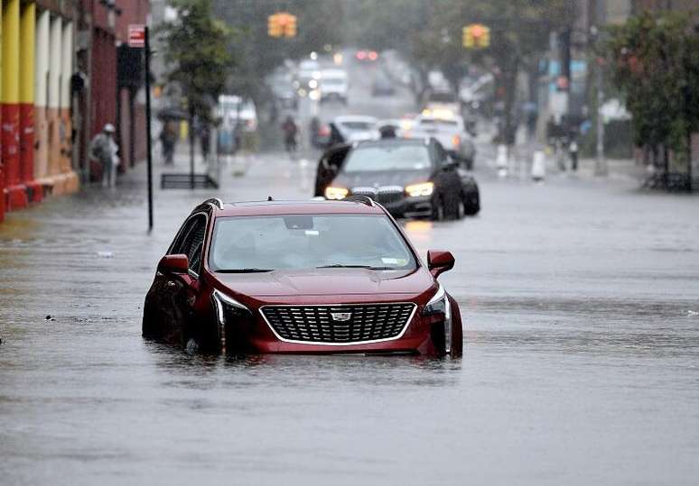 New York: in just a few hours it rained more than September