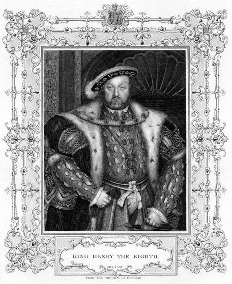 Rei Henrique 8º da Inglaterra reinou de 1509 a 1547