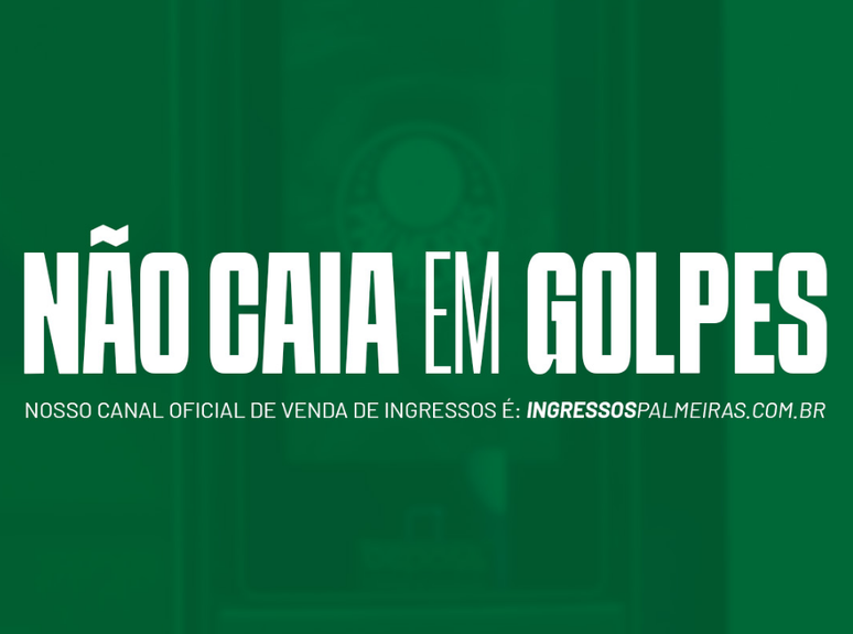 Palmeiras inicia venda dos ingressos para jogo contra o Boca Juniors no  Allianz Parque