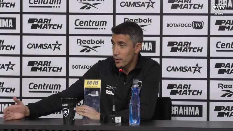 Torcida do Botafogo n&atilde;o engole Bruno Lage &ndash; Reprodu&ccedil;&atilde;o/BotafogoTV