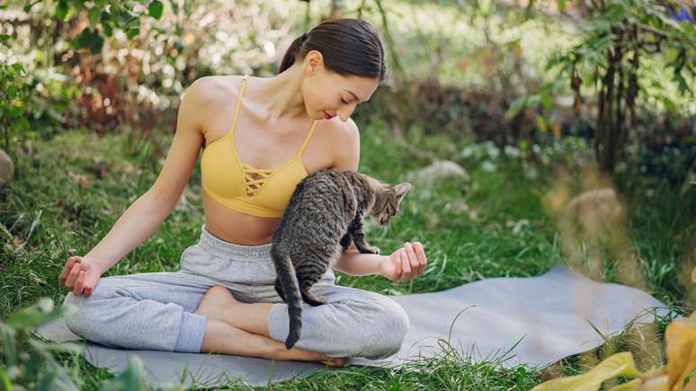 Meditation with pets: the practice promotes relaxation and strengthens the bond between owner and animal