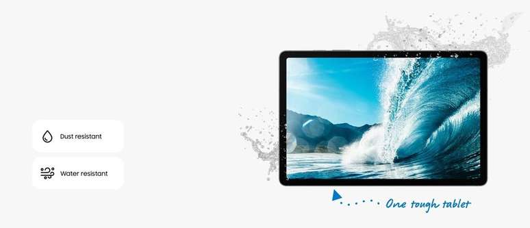 Samsung leva certificação IP68 aos seus tablets mais acessíveis (Imagem: Samsung)