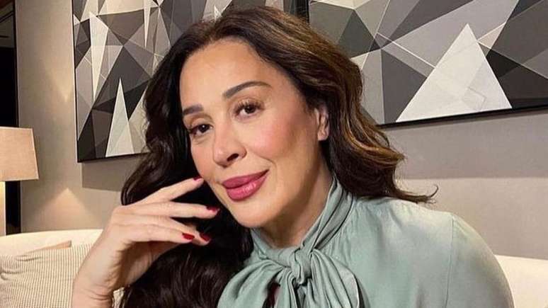 Claudia Raia travels for the first time without her baby and opens up