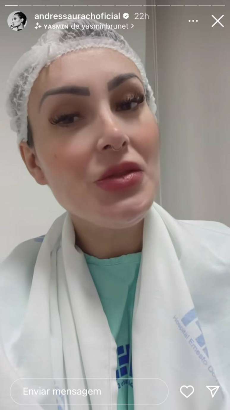 Andressa Urach Volta A Ser Internada E Passar Por Nova Cirurgia Entenda