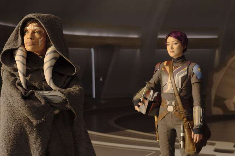 Difícil acreditar que vão deixar Ahsoka e Sabine Wren para trás (Imagem: Reprodução/Lucasfilm)