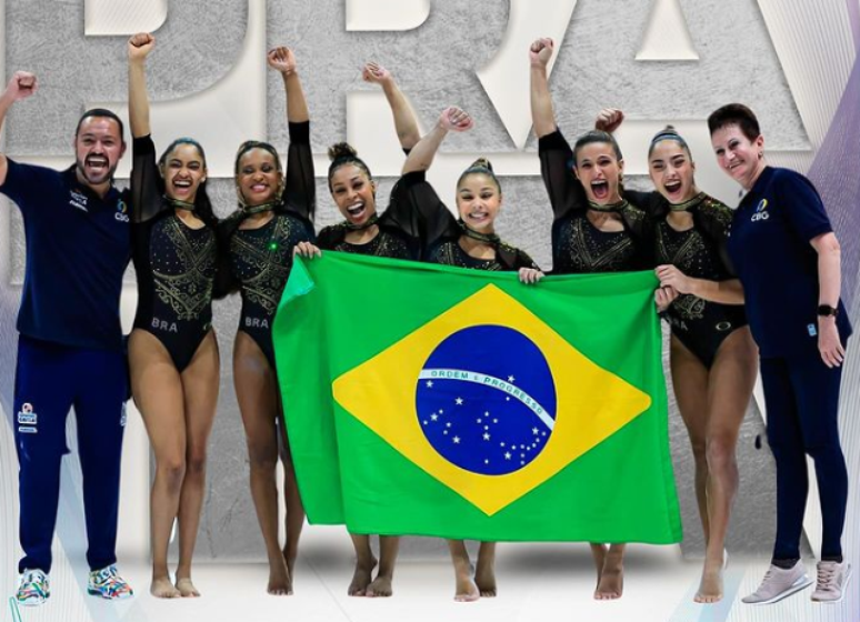 É PRATA: Brasil conquista medalha inédita por equipes no Mundial de Ginástica  Artística