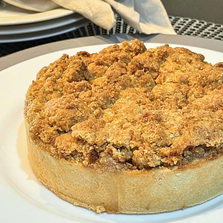 CRUMBLE COM AVEIA - A FAROFA DOCE