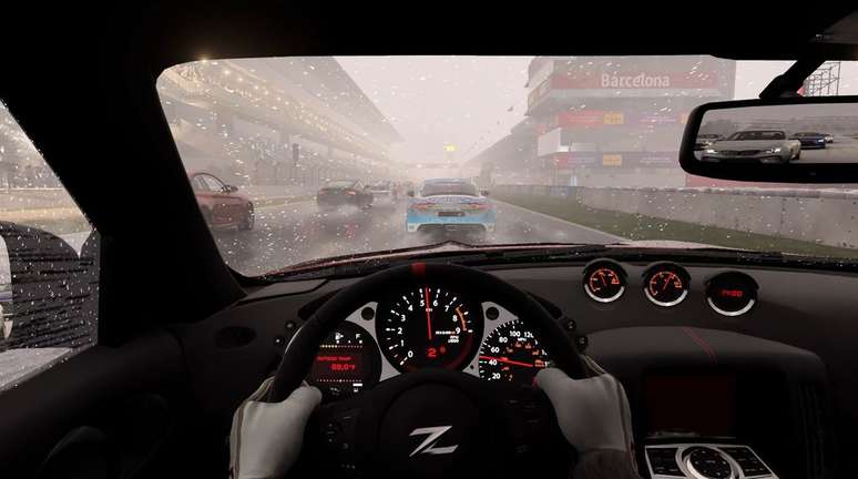 Ao topar a missão de reformular a franquia Forza Motorsport, a desenvolvedora Turn 10 focou primeiro na engine física do game (Imagem: Captura de tela/Felipe Demartini/Canaltech)