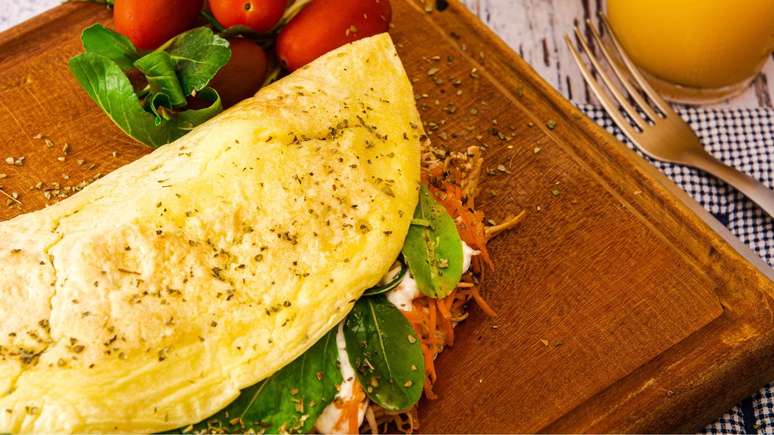 How to prepare an easy spinach crepioca?  Check out the recipe!
