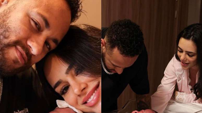 Neymar e Bruna Biancardi mostram as primeiras fotos da filha, Mavie. Reprodução/ Instagram