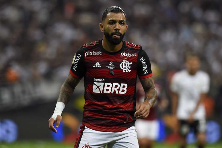 Gabigol foi decisivo no tricampeonato do Flamengo na Copa Libertadores 2022 &ndash; Marcelo Cortes / Flamengo