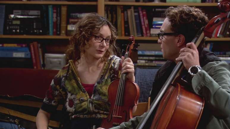 Leslie e Leonard em 'The Big Bang Theory' -