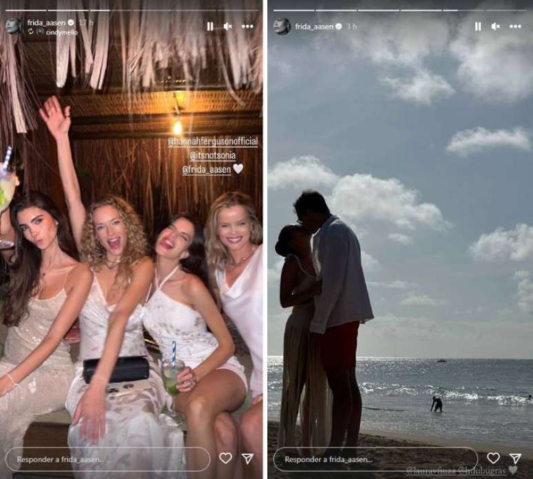 Fotos nas redes sociais mostraram os bastidores e o cenário paradisíaco do casamento entre o bilionário Henrique Dubugras e Laura Fiuza em Fernando de Noronha em 7 de outubro de 2023