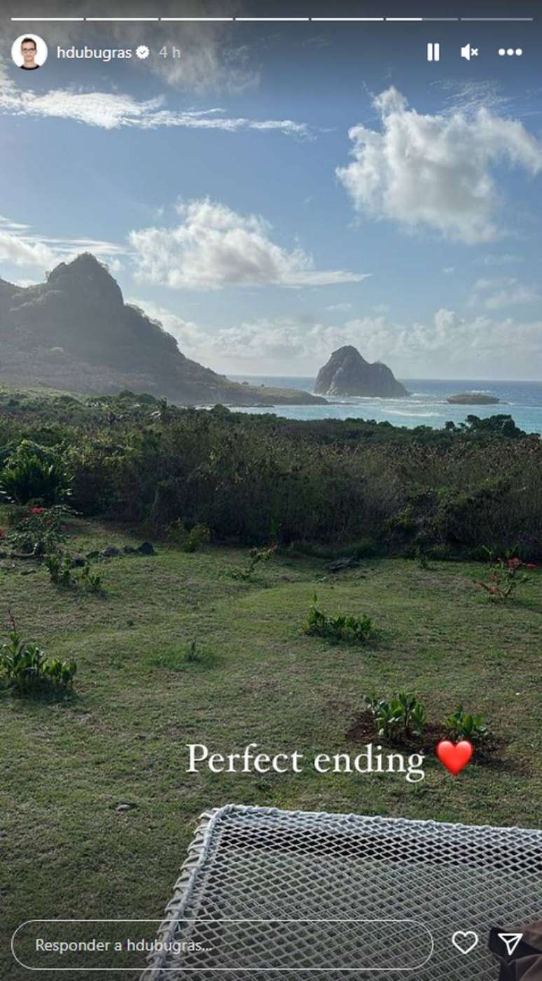 Fotos nas redes sociais mostraram os bastidores e o cenário paradisíaco do casamento entre o bilionário Henrique Dubugras e Laura Fiuza em Fernando de Noronha em 7 de outubro de 2023