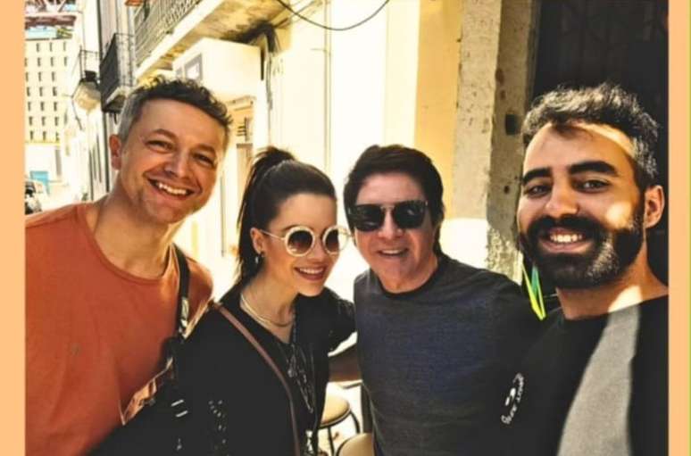 Lucas Lima, Sandy e Xororó 'turistaram' por Lisboa