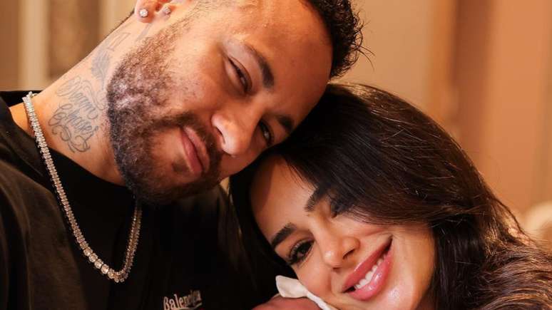 Neymar and Bruna Biancardi’s daughter appears with her eyes open for the first time