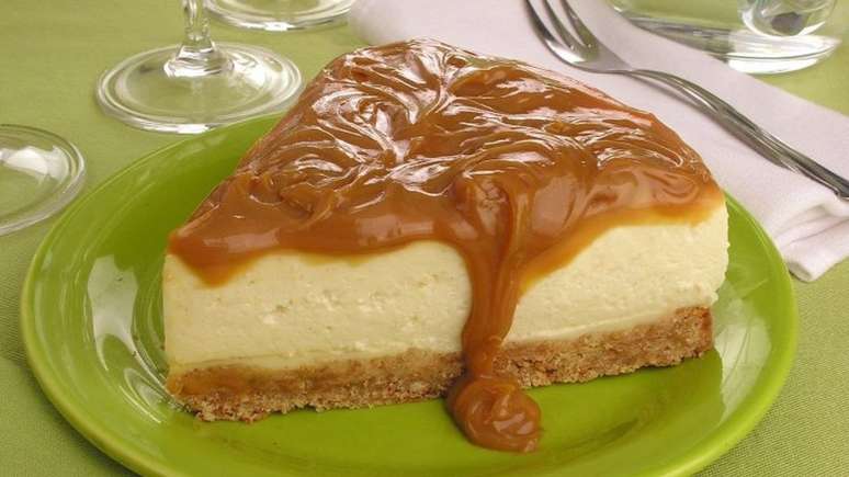 Cheesecake de doce de leite