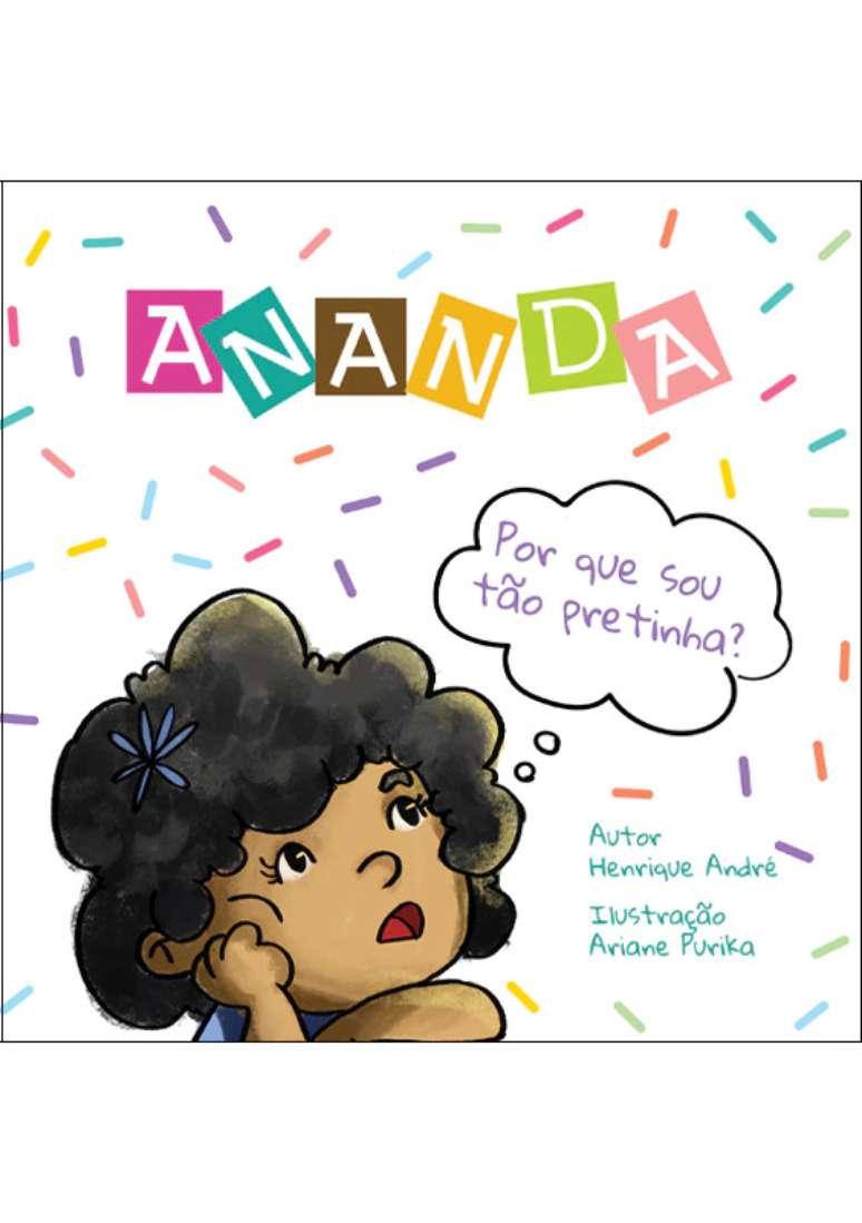 Capa do livro “Ananda: por que sou tão pretinha?”, de Henrique André