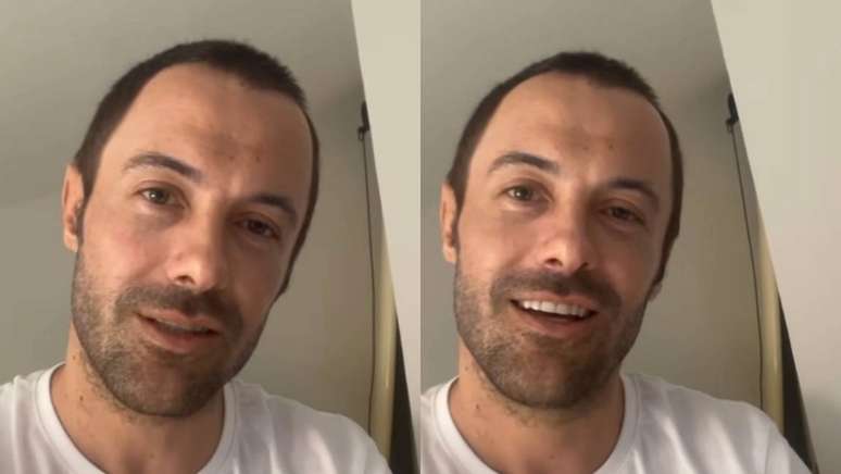 Kayky Brito em 1º vídeo após atropelamento.