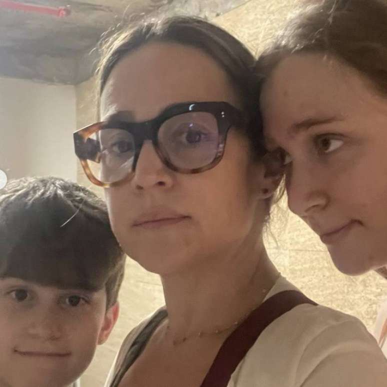 Gabriela Duarte was in a bunker with her children Gabriela Duarte was in a bunker with her children