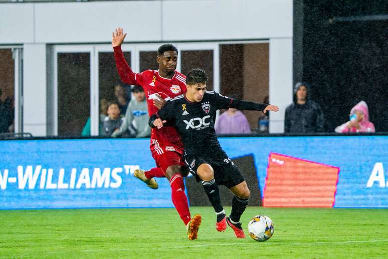Gabriel Pirani em a&ccedil;&atilde;o com a camisa do DC United, dos Estados Unidos &ndash;