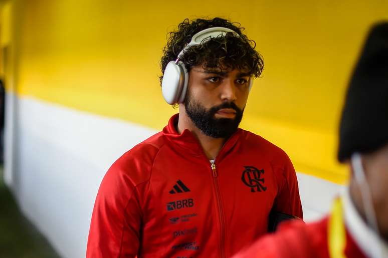 Gabigol vive sua pior fase no Flamengo e esteve na reserva nos &uacute;ltimos tr&ecirc;s jogos &ndash; @mcortesdasilva8/ CRF