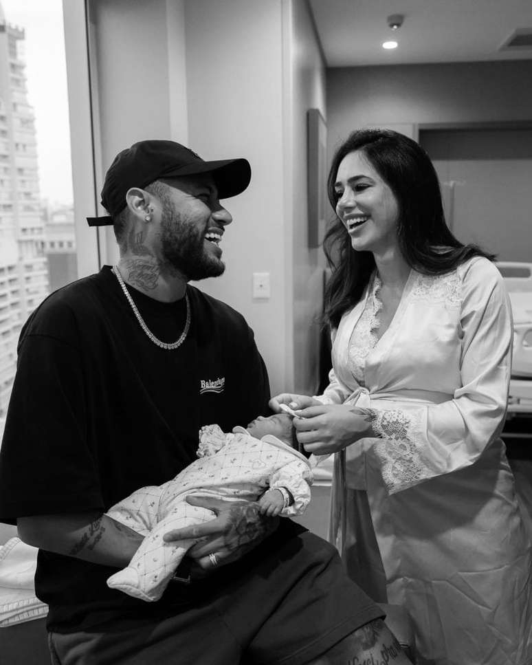 Neymar, Mavie and Bruna Biancardi (Playback/Instagram) Neymar, Mavie and Bruna Biancardi (Playback/Instagram)