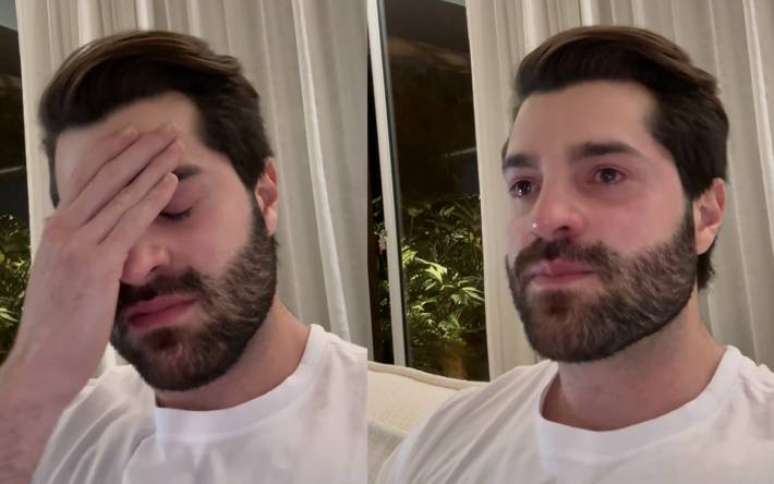 Alok chora ao falar do pai, que est&aacute; em Israel