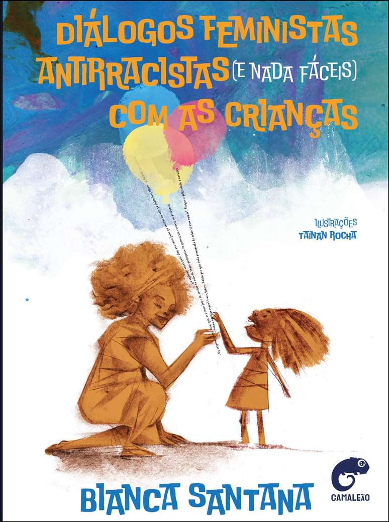 Capa do livro “Diálogos feministas antirracistas (e nada fáceis) com as crianças”, de Bianca Santana