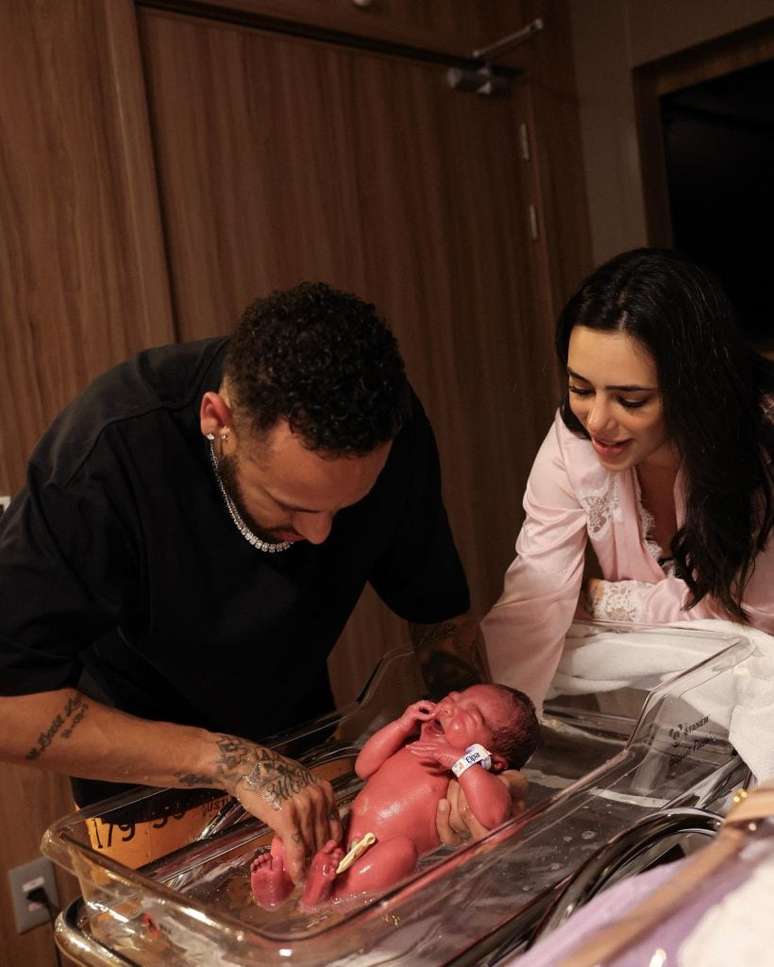 Neymar, Mavie and Bruna Biancardi (Playback/Instagram) Neymar, Mavie and Bruna Biancardi (Playback/Instagram)