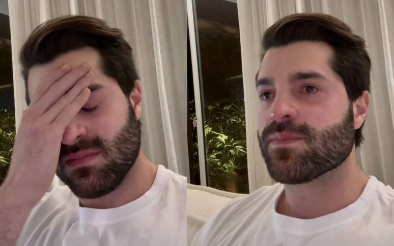 Alok chora ao falar do pai, que est&aacute; em Israel