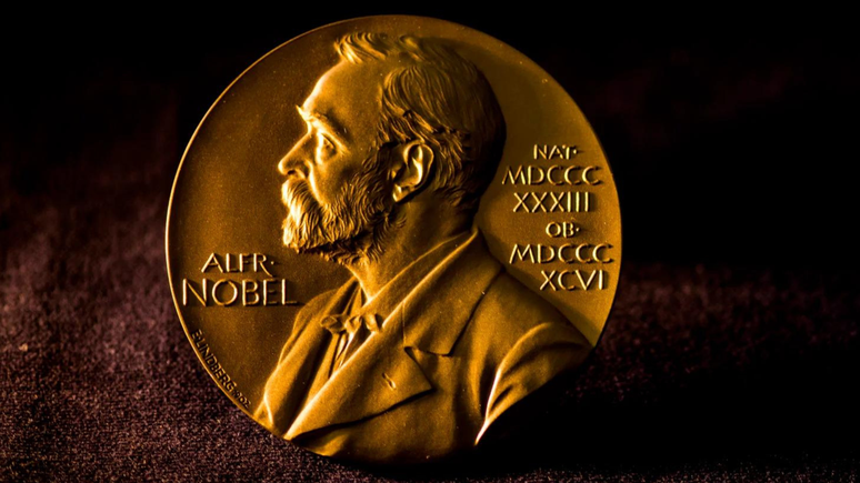A medalha do Prêmio Nobel