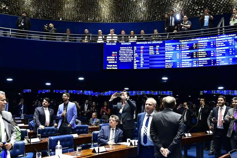 Senado aprovou o marco temporal e o projeto segue para san&ccedil;&atilde;o ou veto do presidente, no prazo m&aacute;ximo de 15 dias