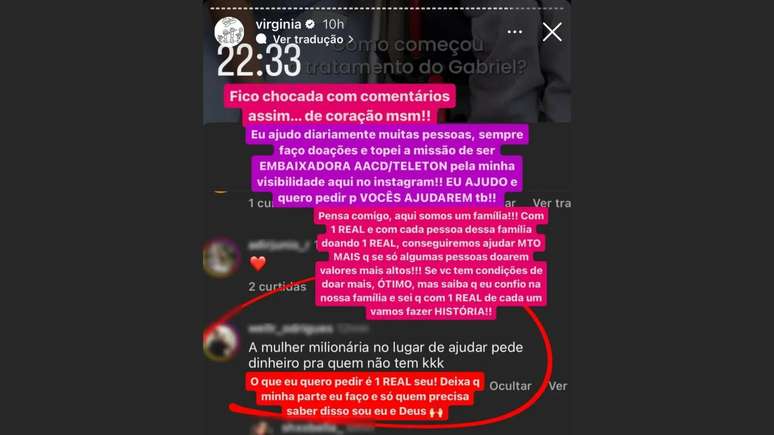 Virginia Fonseca takes it out on her followers and responds to criticism: ‘I do my part’