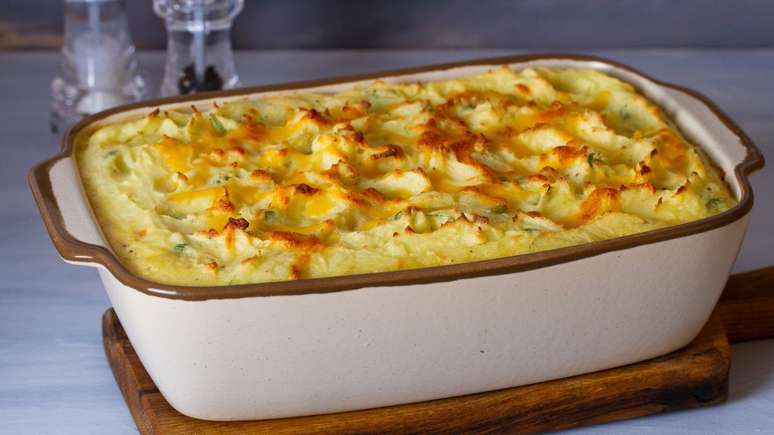 Baked cassava puree: a quick and easy side dish