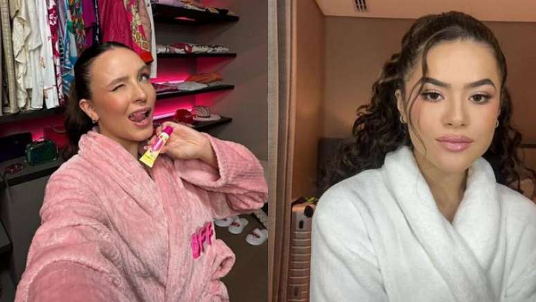 Larissa Manoela e Ma&iacute;sa participam de live nas redes sociais