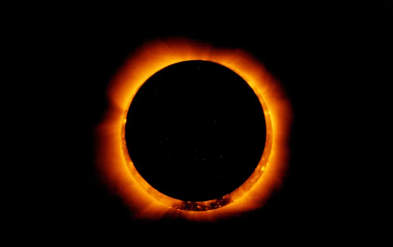 signos e o Eclipse de Anel de Fogo