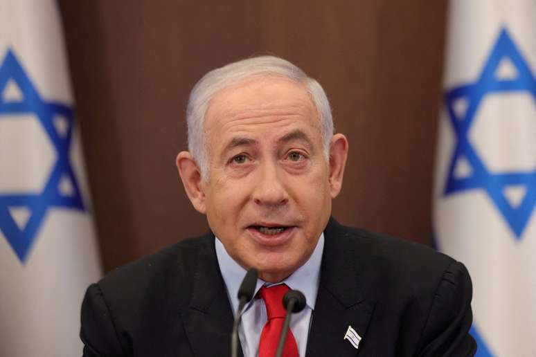 O premiê israelense Benjamin Netanyahu
