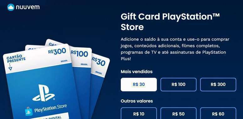 Comprar Cartão PSN 200 Reais Playstation Network Brasil