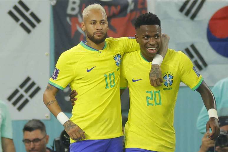 Neymar e Vini Jr voltam a jogar juntos pela primeira vez desde a Copa do Mundo 2022 –