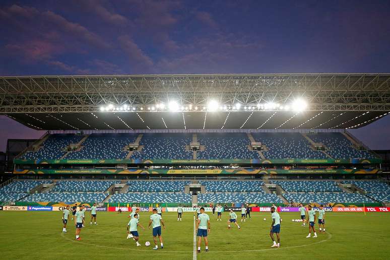 Na noite de ontem após o jogo do Brasil e Venezuela em Cuiabá, o