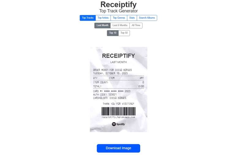 You can view your playlists as if they were invoices You can view your playlists as if they were invoices