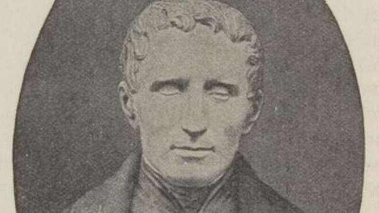 Ilustra&ccedil;&atilde;o de Louis Braille -