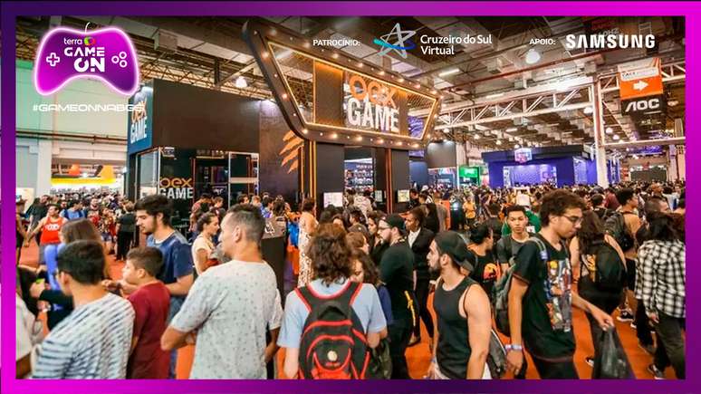 Veja como esta a bgs 2023 brasil game show com tag games e leleco do f