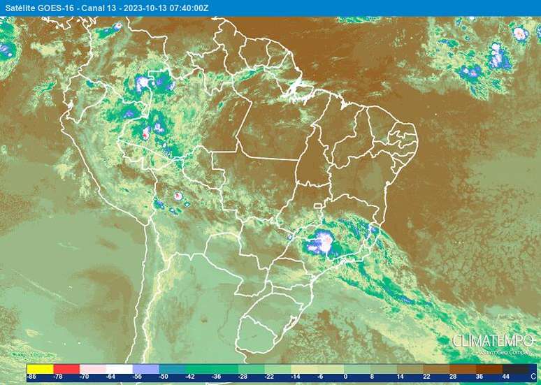 Heavy rain, heat, dry air, cold and frost in Brazil this Friday