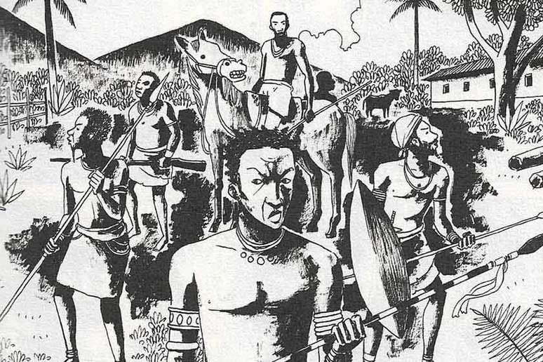 HQ &ldquo;Angola Janga&rdquo;, de Marcelo D&rsquo;Salete, reconta a hist&oacute;ria de Zumbi dos Palmares. Foto: Divulga&ccedil;&atilde;o