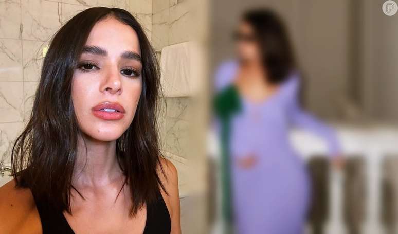 Bruna Marquezine’s lilac dress demonstrates how the midi length is pure elegance