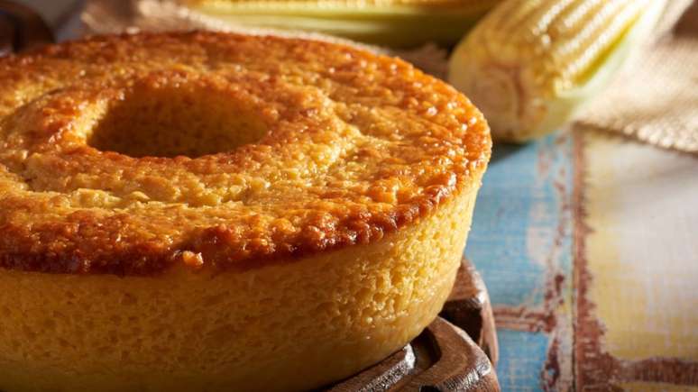 Creamy corn flour cake perfect for any occasion