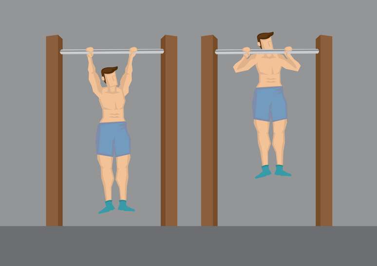 The chin-up is one of the main calisthenics exercises for the back The chin-up is one of the main calisthenics exercises for the back